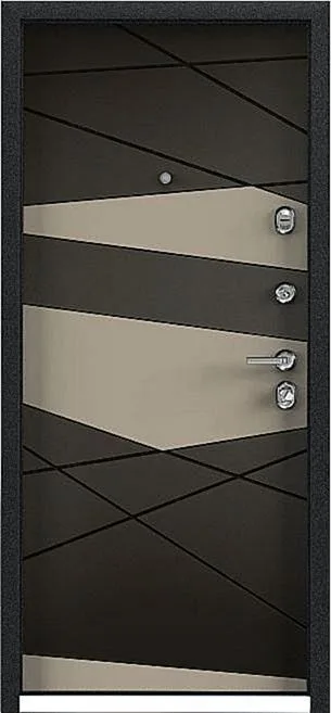 Входная дверь Sirius-7 (Порошковое напыление / МДФ Шпон)